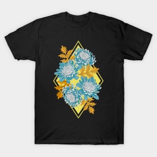 Chrysanthemum Flowers Art T-Shirt